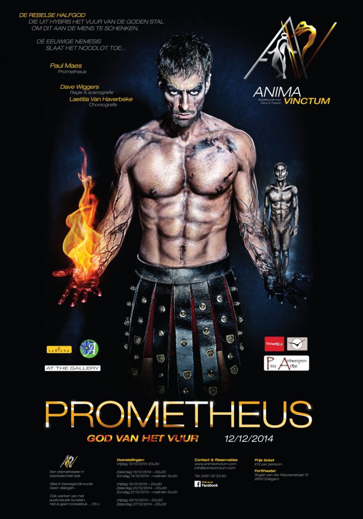 theaterproducties anima vinctum prometheus affiche